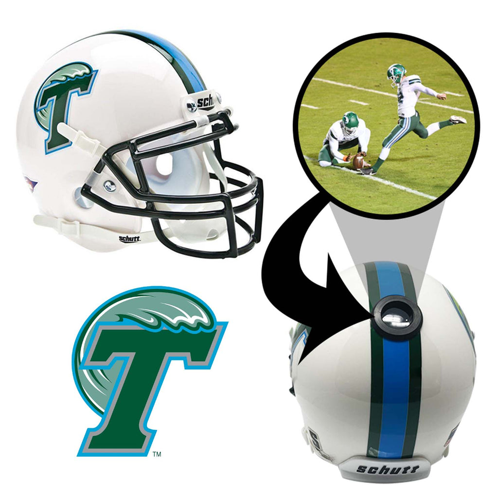 Tulane Green Wave College Football Collectible Mini Helmet - Picture Inside - FANZ Collectibles