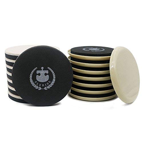 Round Furniture Moving Kit (16 Piece) for Carpeted and Hard Floor Surfaces Felt
