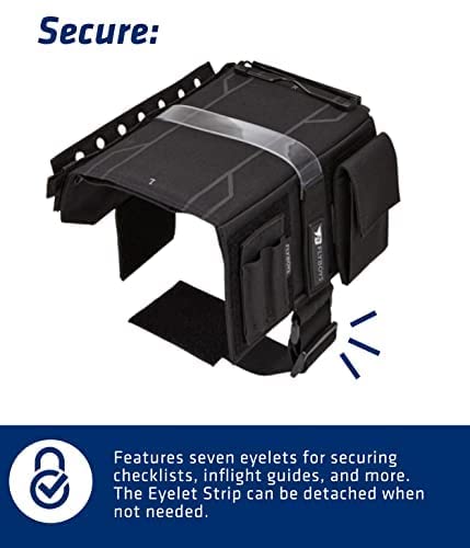 FlyBoys Reversible Kneeboard - Clipboard & Pen Holder - Reconfigurable Design