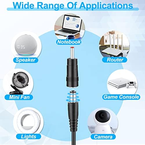 USB C to DC Adapter, Barrel PD Trigger Cable 3.3ft with USB C Male to Female/USB
