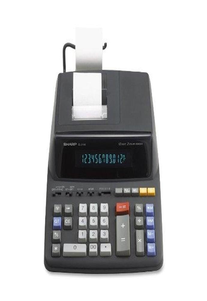 FOR PARTS ONLY - Sharp EL2196BL Standard Function Adding Machine Calculator