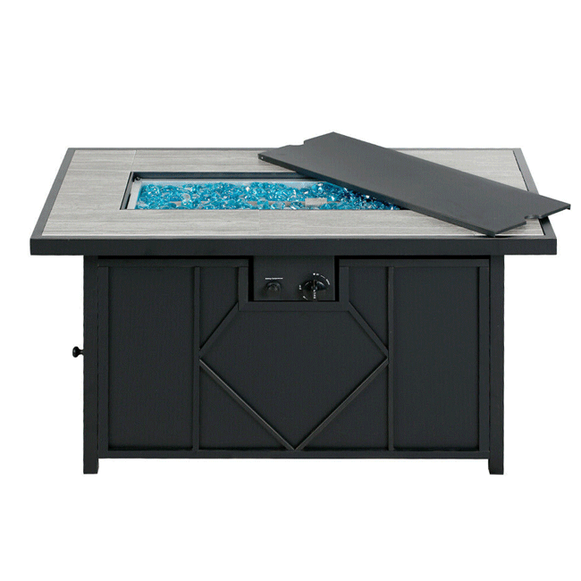 Alora 42" Rectangular Outdoor Propane Gas Fire Pit