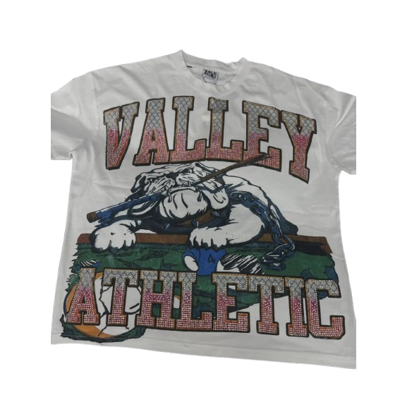 Vale  Valley Stone BullDog Tee Shirt Shiny