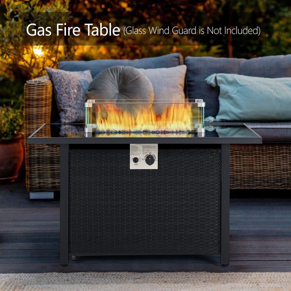 Alora 43-Inch 50K BTU Outdoor Patio Propane Gas Fire Pit Table (SAK18745)