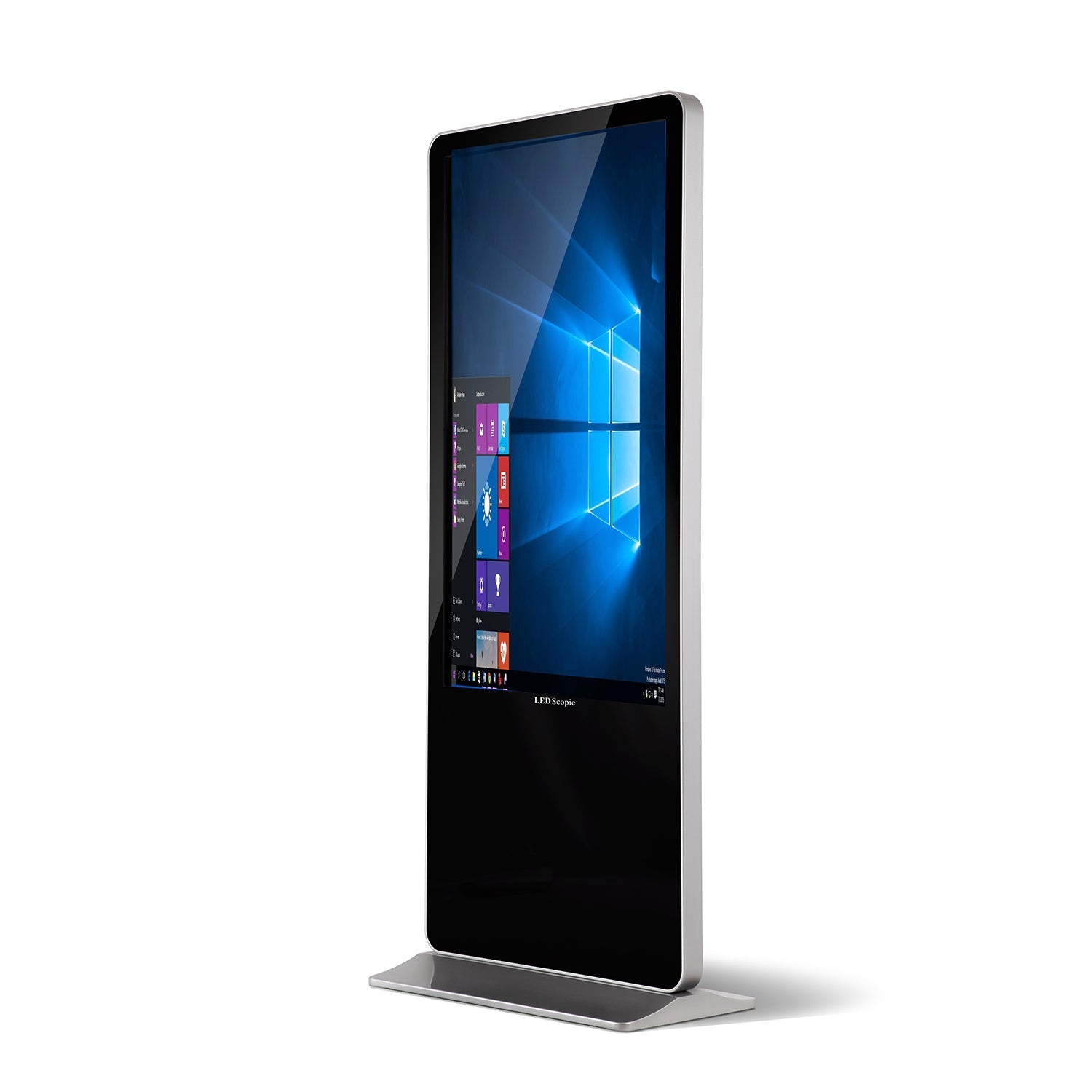 43-Inch Ultra High Resolution Vertical Freestanding Digital Kiosk With LED Display (SAK65871)