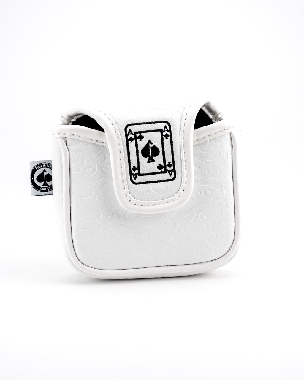 White Out Ace of Spades - Mallet Putter Cover