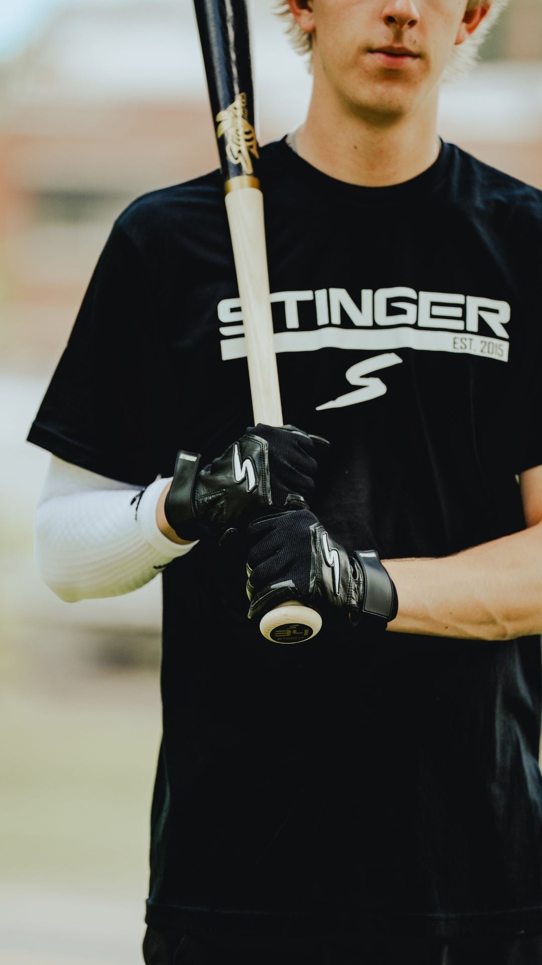 Sting Squad Batting Gloves - Black Out