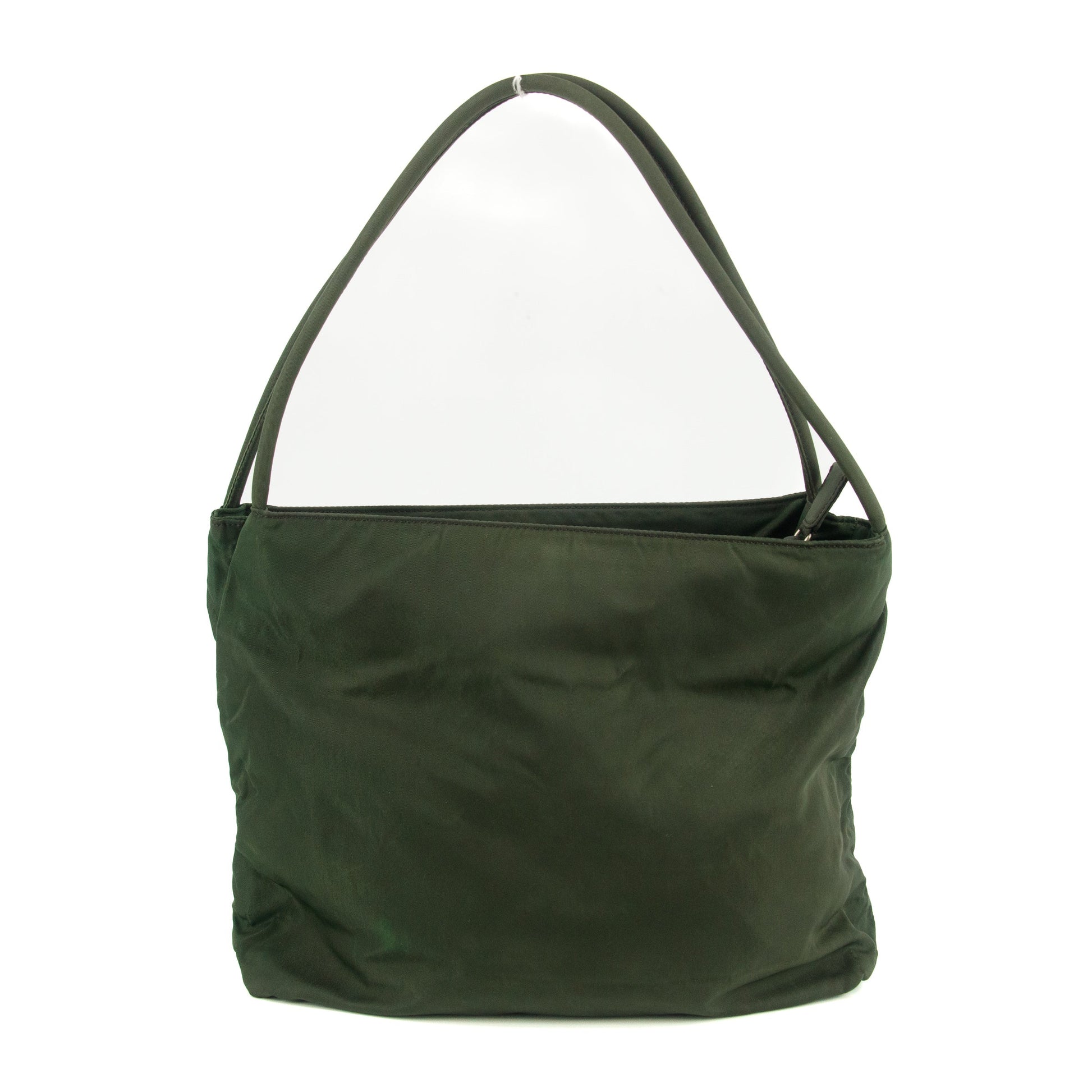 Prada Khaki Tessuto Nylon Tote Bag #4624