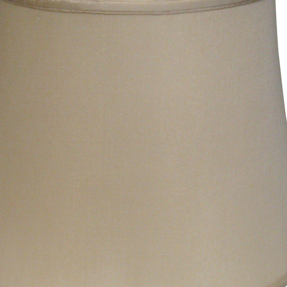 Brown Pongee Silk Bell Lamp Shade