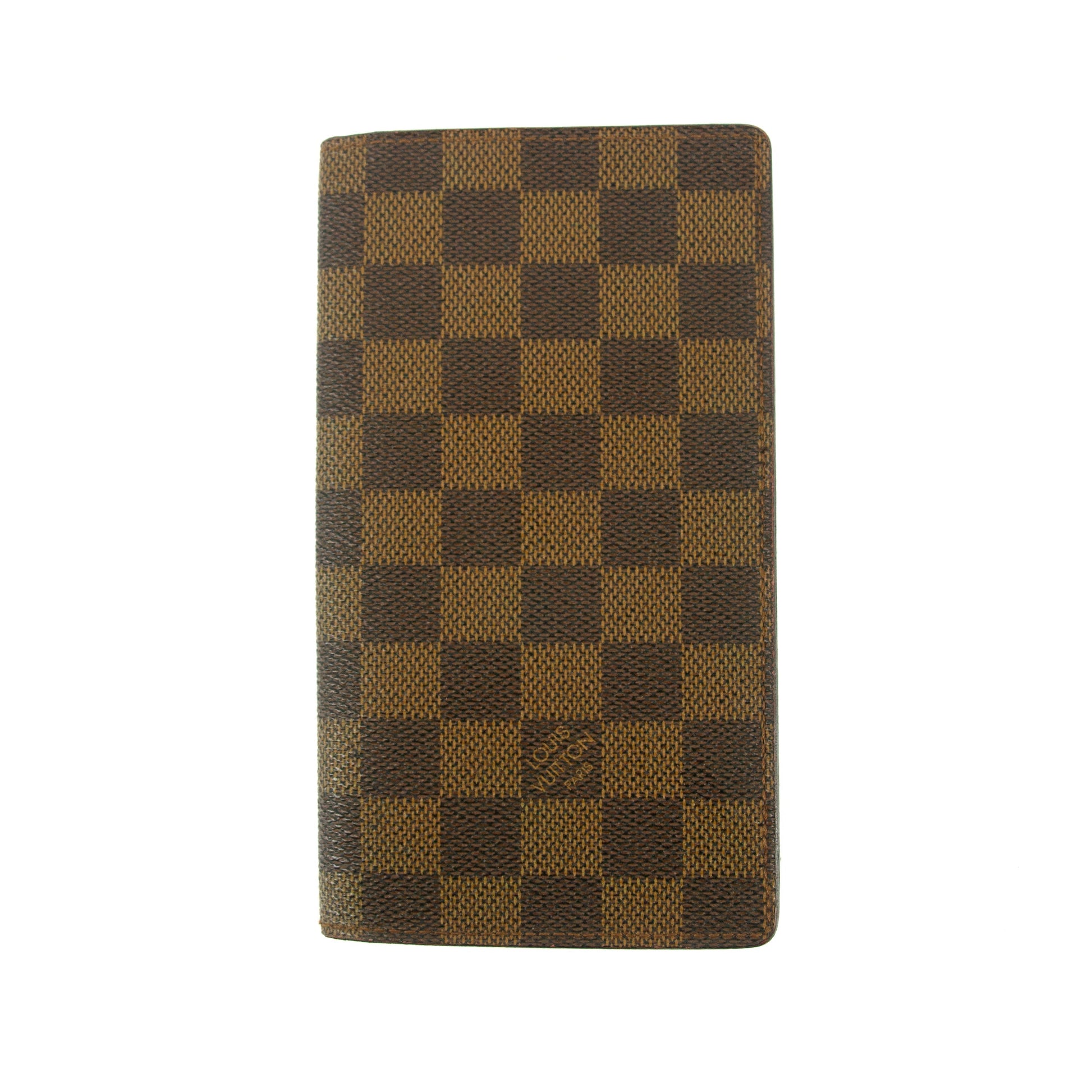 Louis Vuitton Brown Damier Ebene Porte Long Wallet #4697