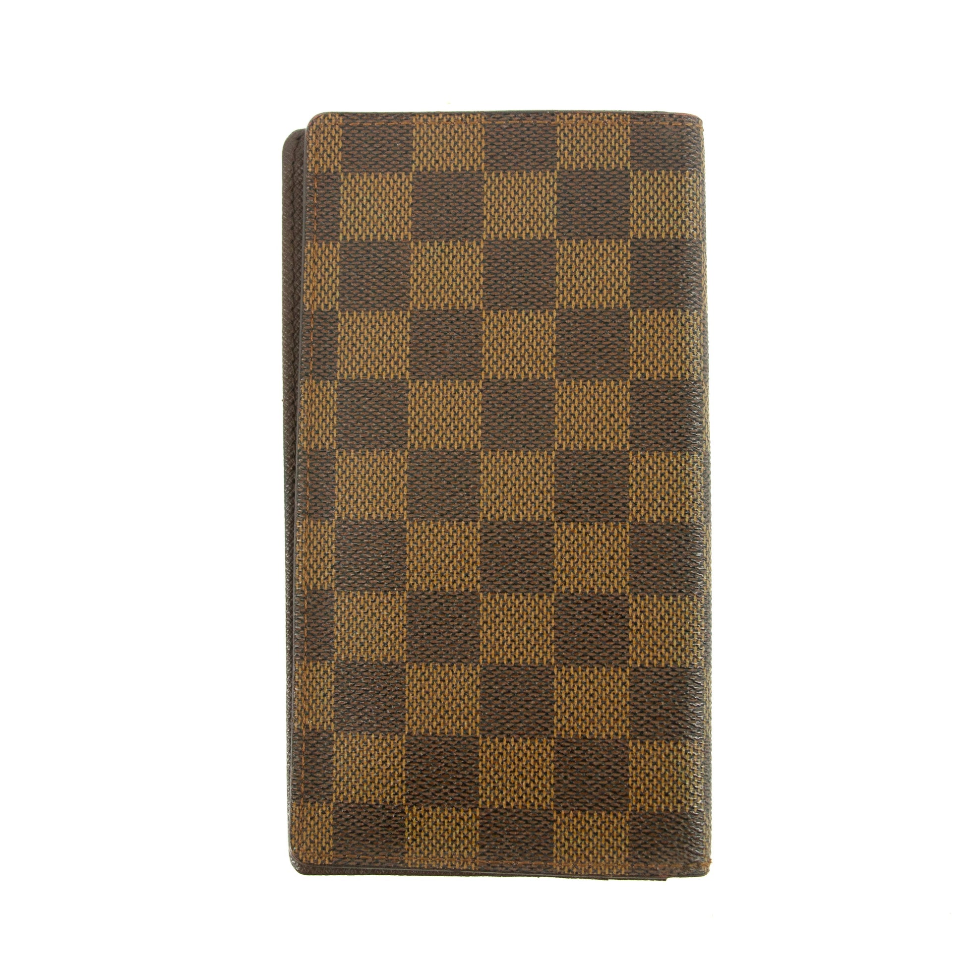 Louis Vuitton Brown Damier Ebene Porte Long Wallet #4697
