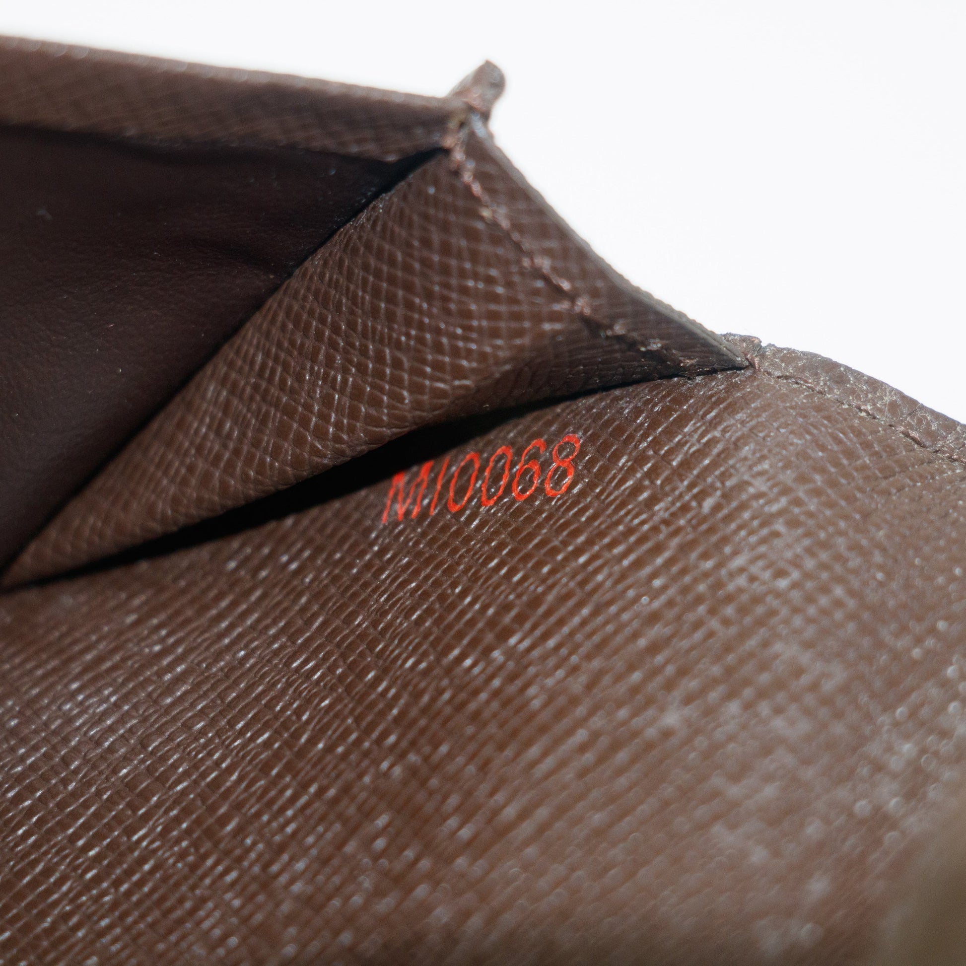 Louis Vuitton Brown Damier Ebene Porte Long Wallet #4697
