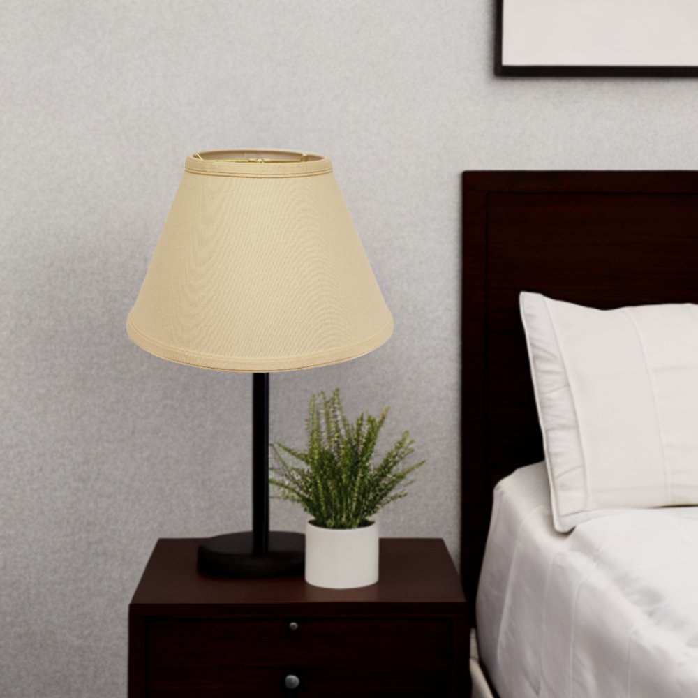 Beige Linen Empire Lamp Shade