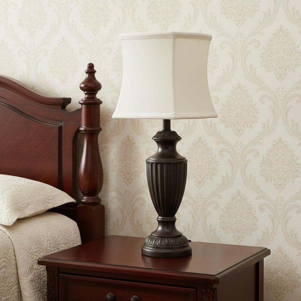 6" Snow Set of 6 Soft Box Chandelier Linen Lampshades