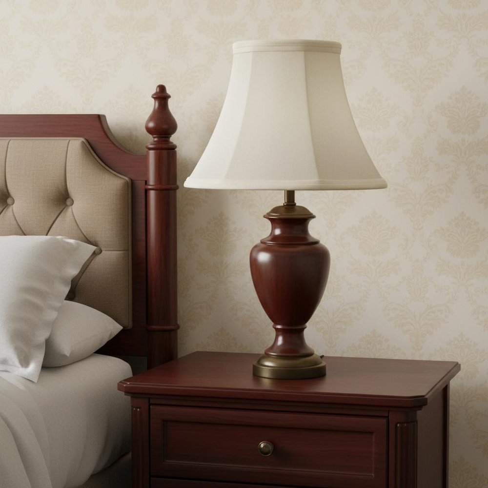 6" Ivory Slanted Set of 6 Chandelier Pongee Shantung Lampshades