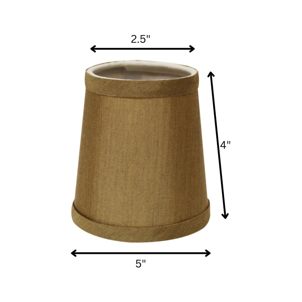 5" Laurel Set of 6 Chandelier No Slub Lampshades