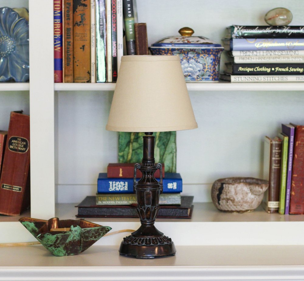 Beige Linen Empire Lamp Shade