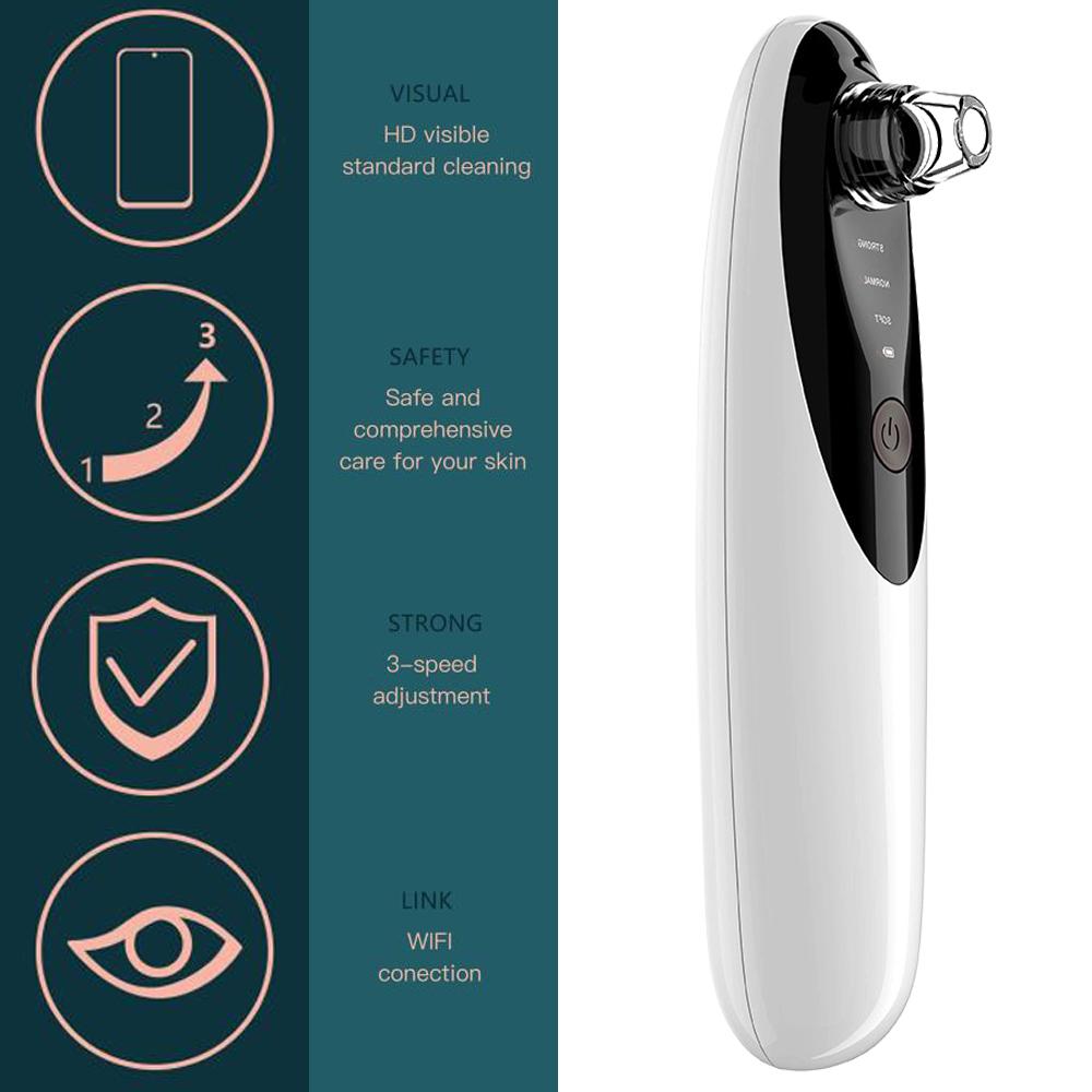 10X Microscope Electric Blackhead Remover Camera Wifi Wireless SP