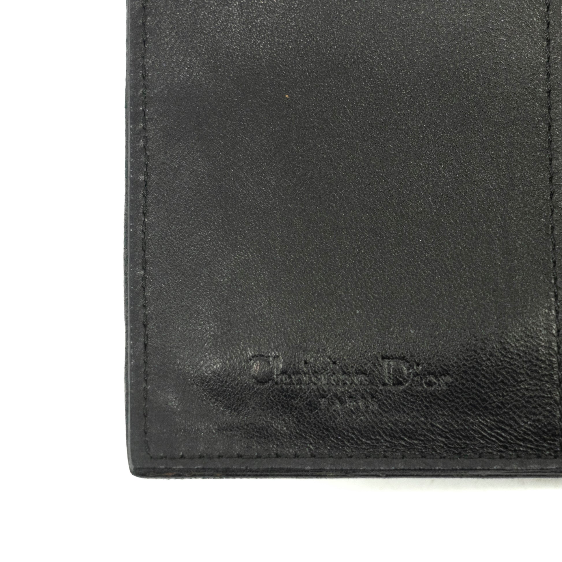 Christian Dior Cannage Leather Black Agenda #4724