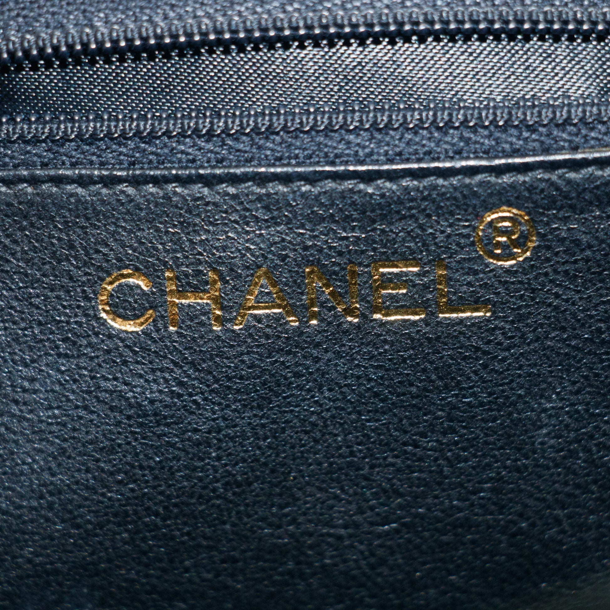 Chanel Black Lambskin Quilted Top Logo Shoulder Bag #4732