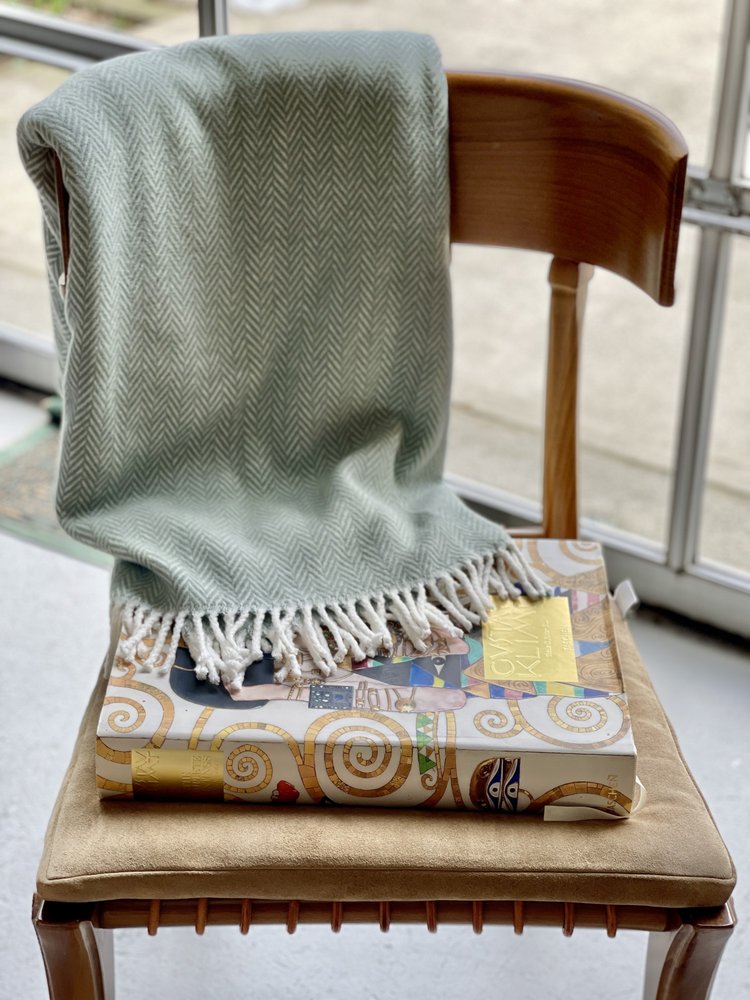 70" X 55" Copper And White Cotton Blend Woven Herringbone Plush Throw Blanket with Tassels