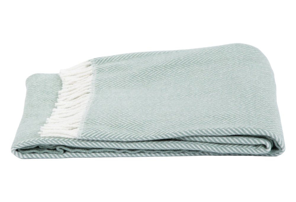70" X 55" Copper And White Cotton Blend Woven Herringbone Plush Throw Blanket with Tassels