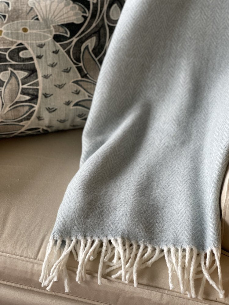 70" X 55" Copper And White Cotton Blend Woven Herringbone Plush Throw Blanket with Tassels