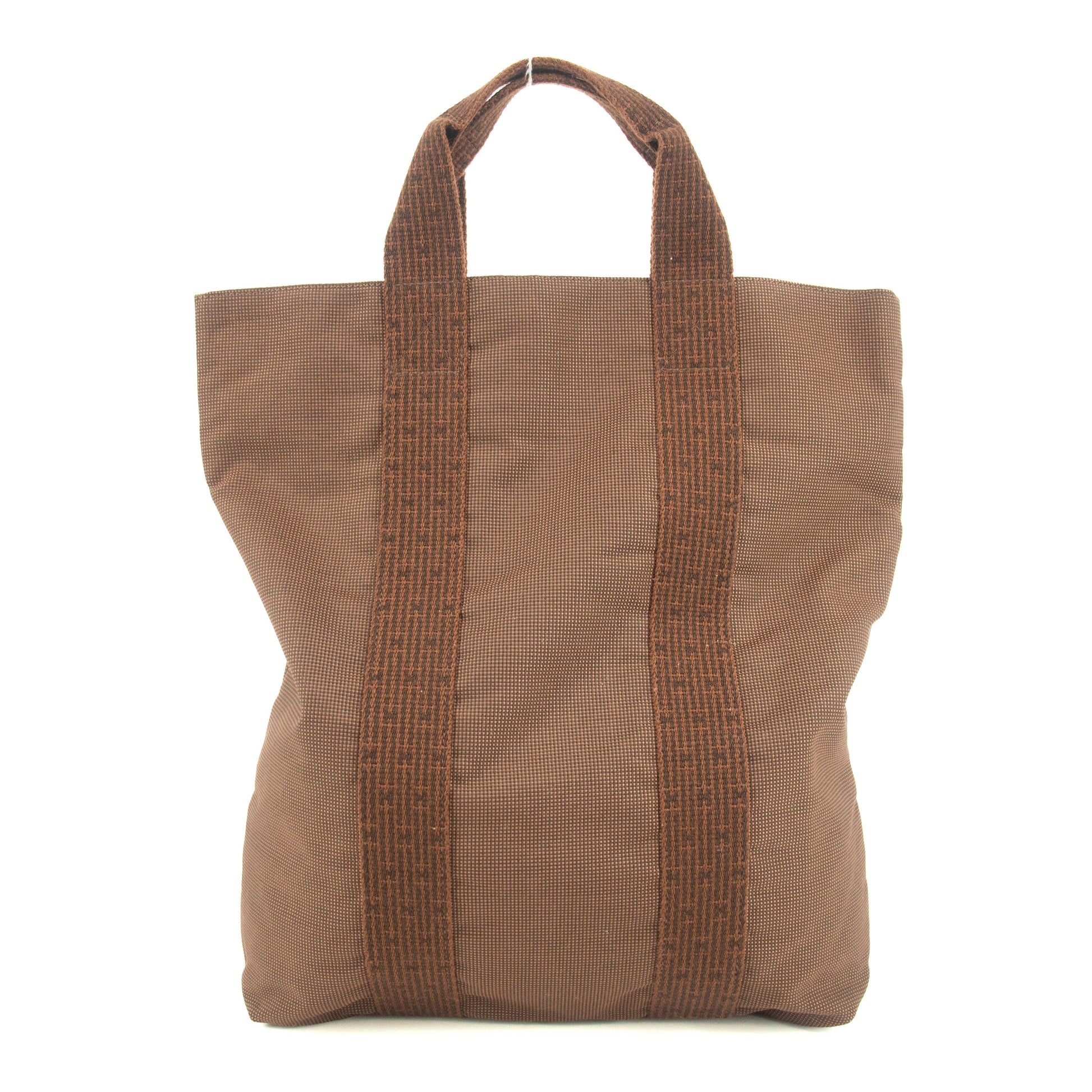 Hermes Herline Vertical Tote Bag Brown #4741