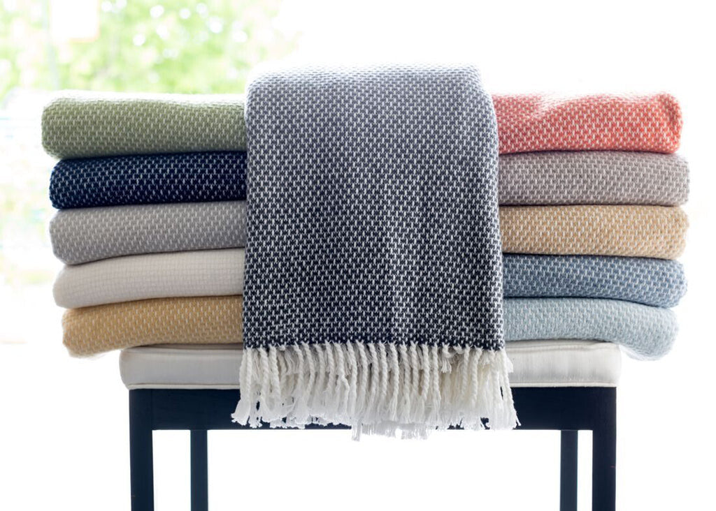 70" X 55" Terra Cotta Woven Cotton Plush Throw Blanket