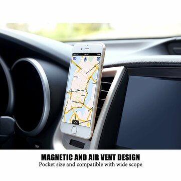 LENTION A500 360° Rotation Magnetic Car Air Vent Phone Holder Mount Bracket for iPhone 13 12 POCO X3 F3