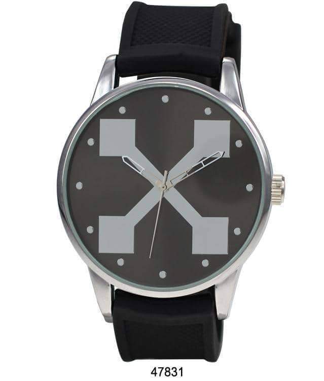 49MM Oversized Rubber Strap X Watch For Men Casual Sport
