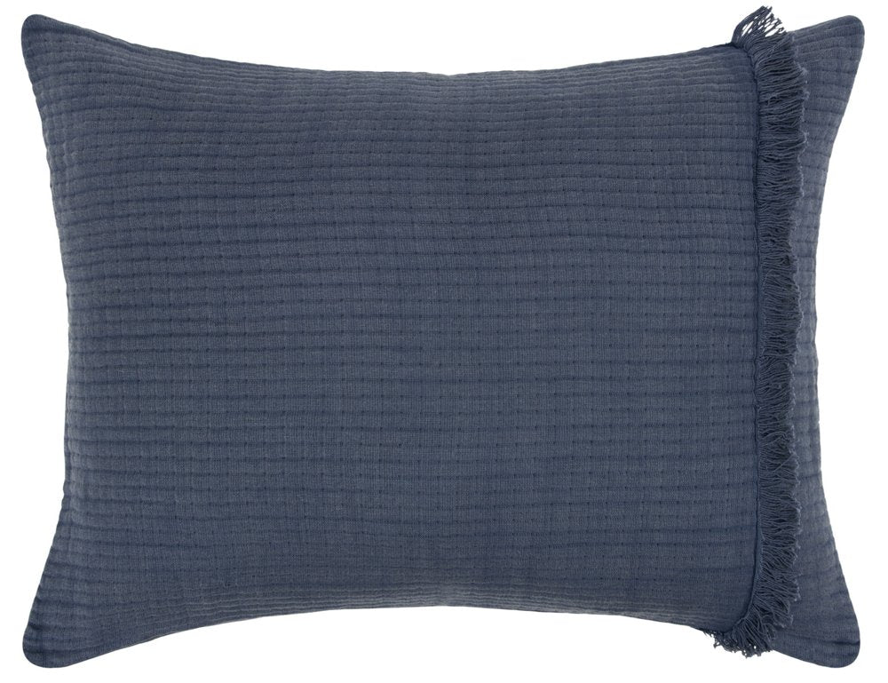 Indigo Checkered Queen Quilt