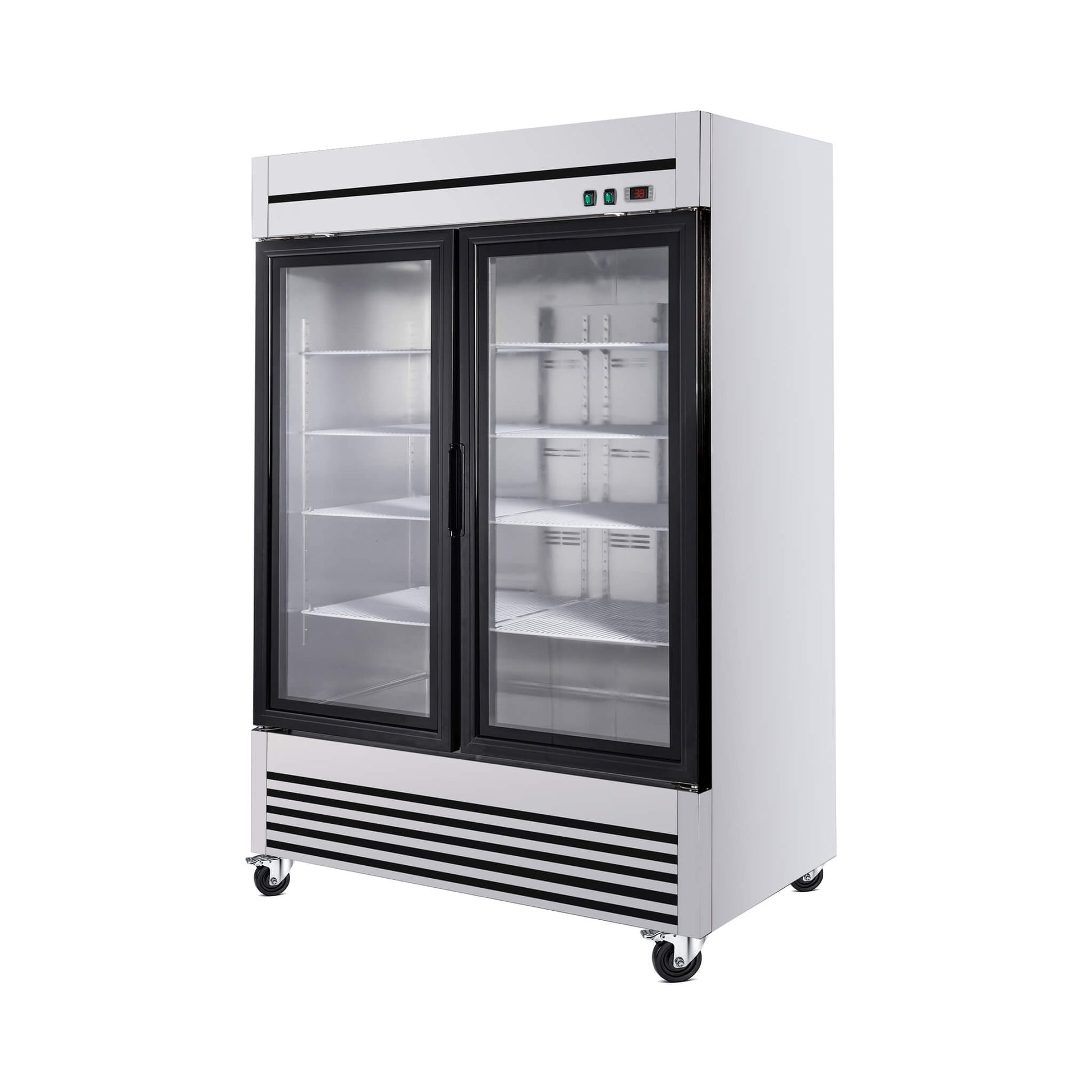 49-Inch Upright Commercial Reach-In Display Refrigerator (SAK16785)