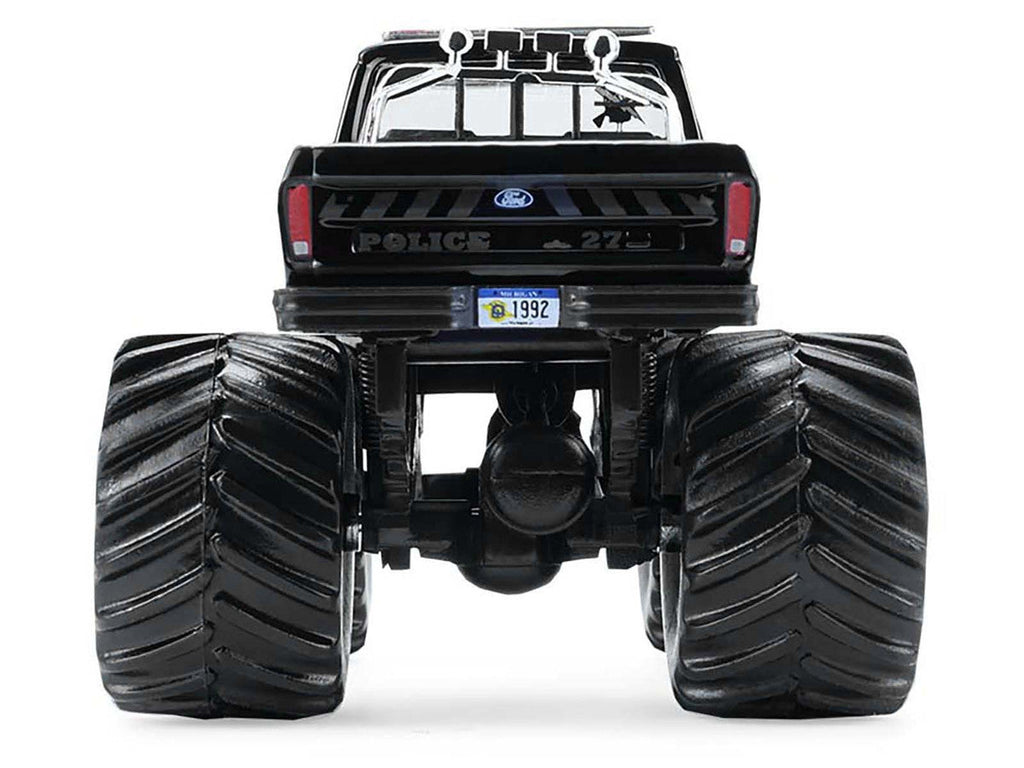 1979 Ford F-250 Monster Truck "Shelby Township Police Michigan" Black "Kings of Crunch - Hot Pursuit" Special Edition 1/64 Diecast Model Car by Greenlight