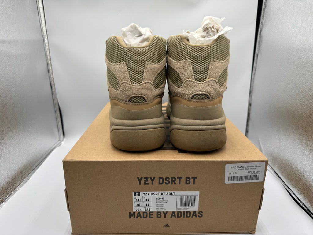 PRE OWNED adidas Yeezy Desert Boot Rock