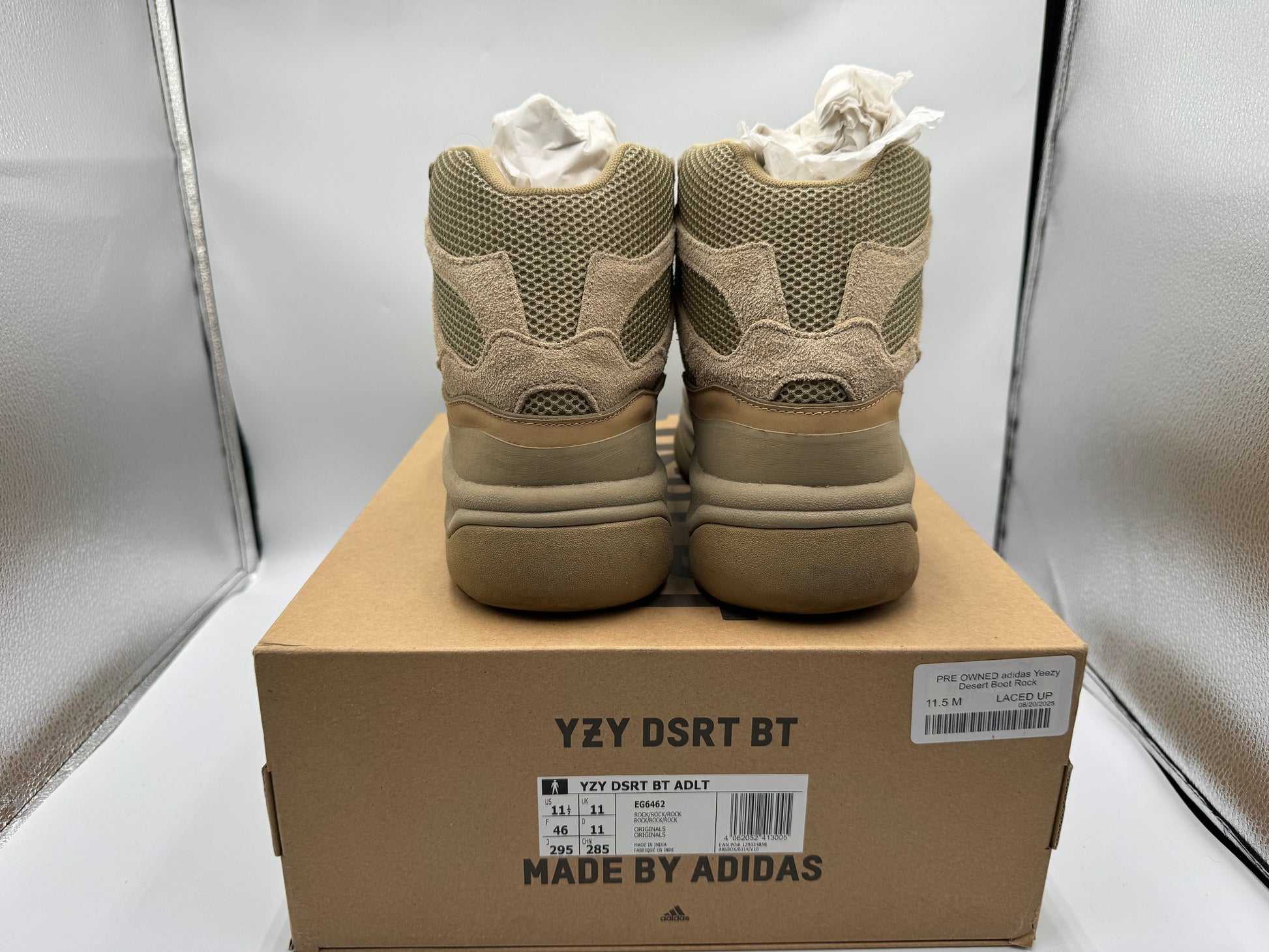 PRE OWNED adidas Yeezy Desert Boot Rock