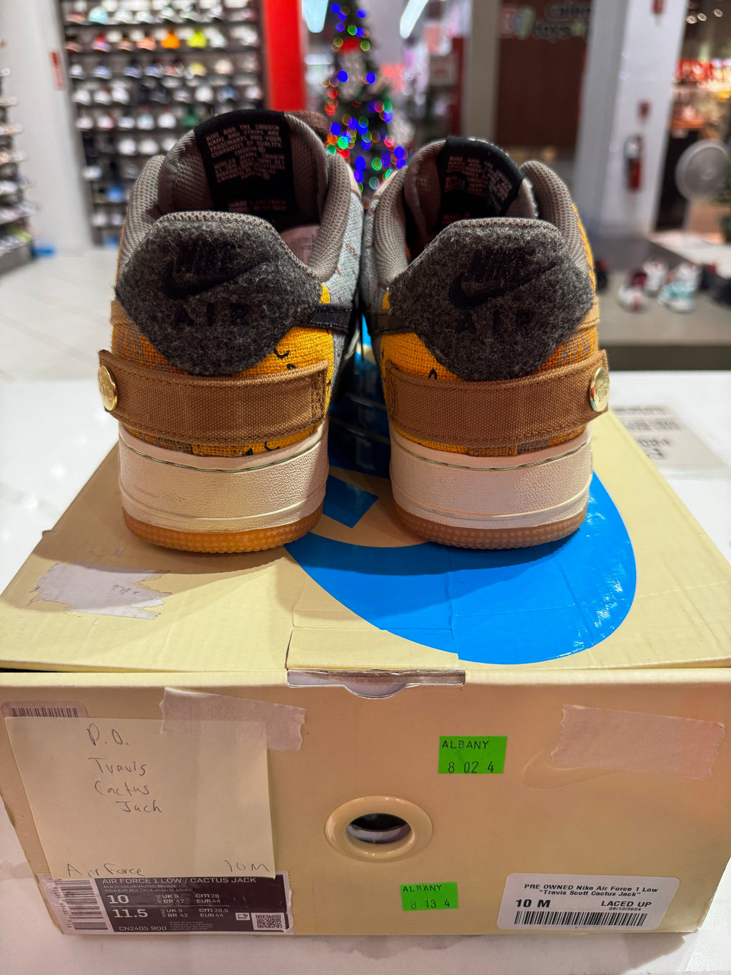 PRE OWNED Nike Air Force 1 Low "Travis Scott Cactus Jack"