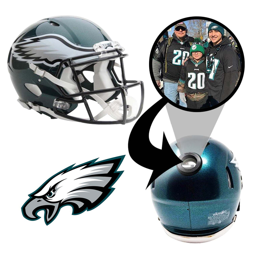 Philadelphia Eagles NFL Mini Helmet - Picture Inside