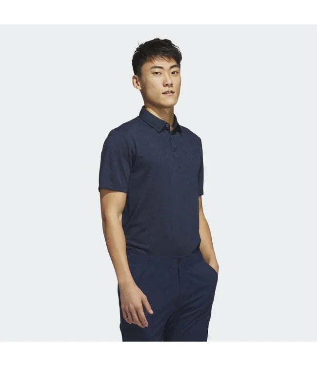Adidas Textured Jacqaurd Polo Golf Shirt