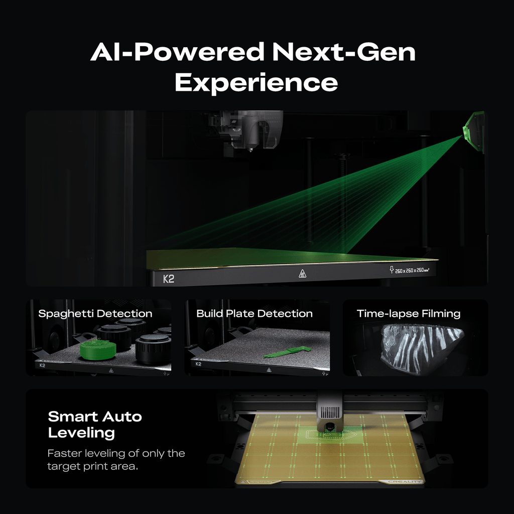 (Back Order)🔥🔥  K2/K2 Combo 3D Printer