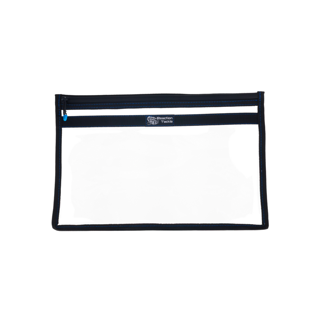Reaction Tackle Clear Storage Bag Tackle Pak - Water-Resistant Plastic Storage - New