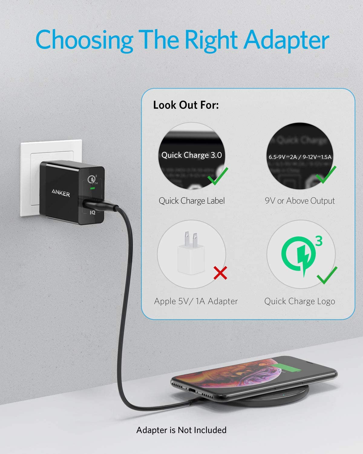 Anker <b>313</b> Wireless Charger (Pad)