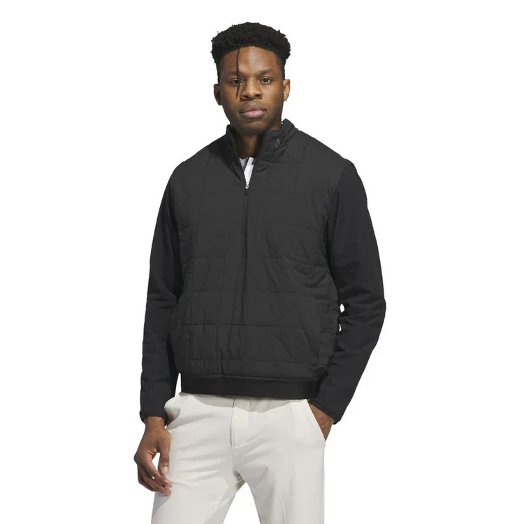 Adidas Ultimate365 Quilted DWR Half Zip Pullover