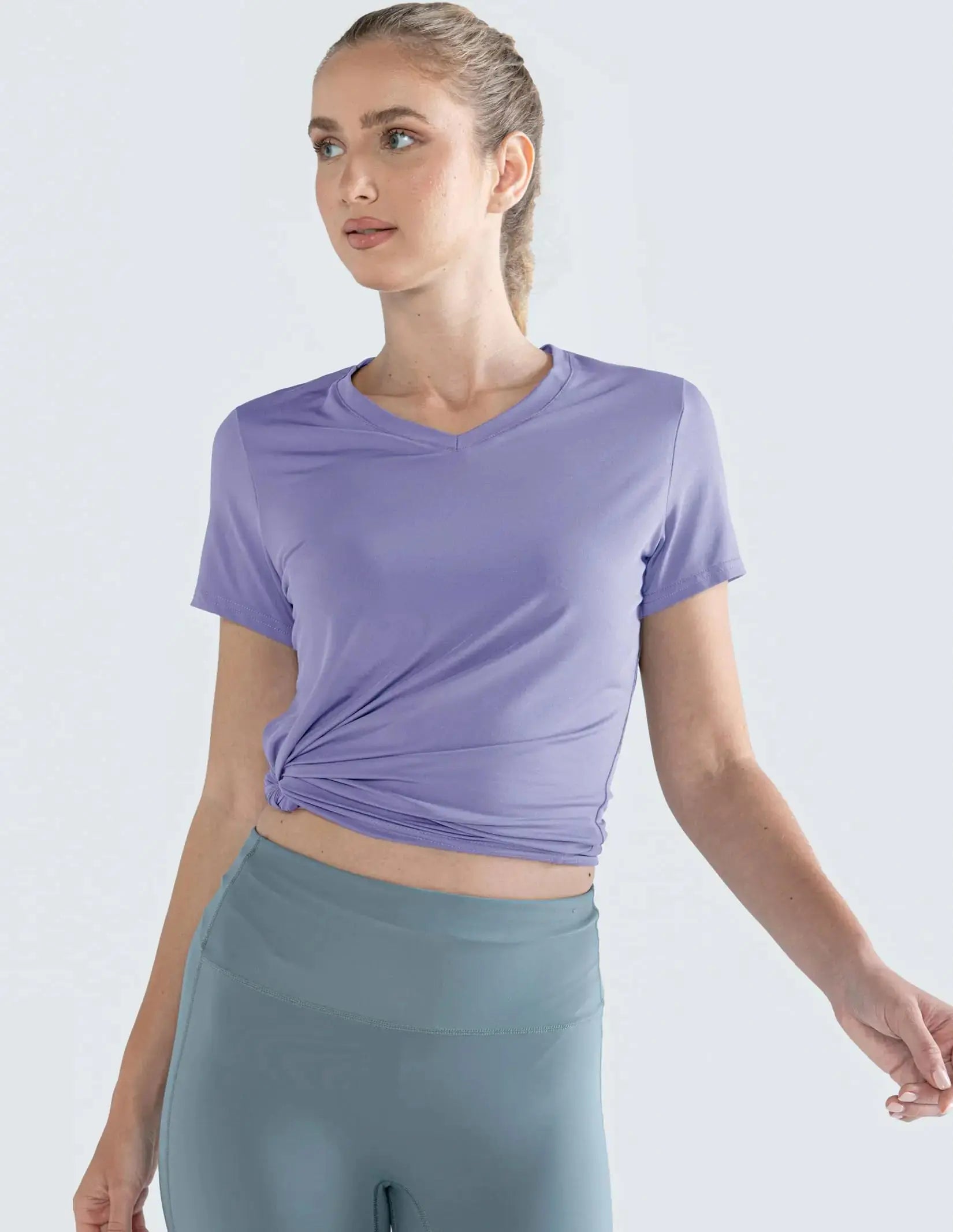 5 Pack: Womens Dry Fit Workout Shirts, Short Sleeve Athletic Gym Tshirts