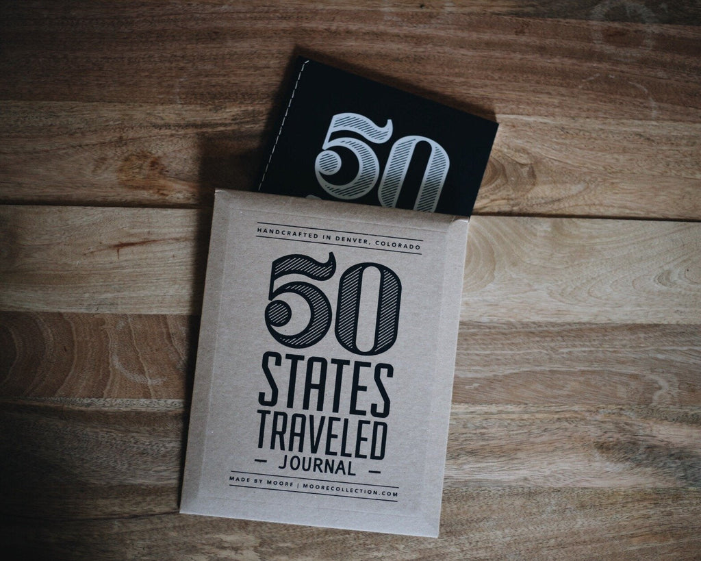50 States Travel Journal Notebook For Road Trip Memories