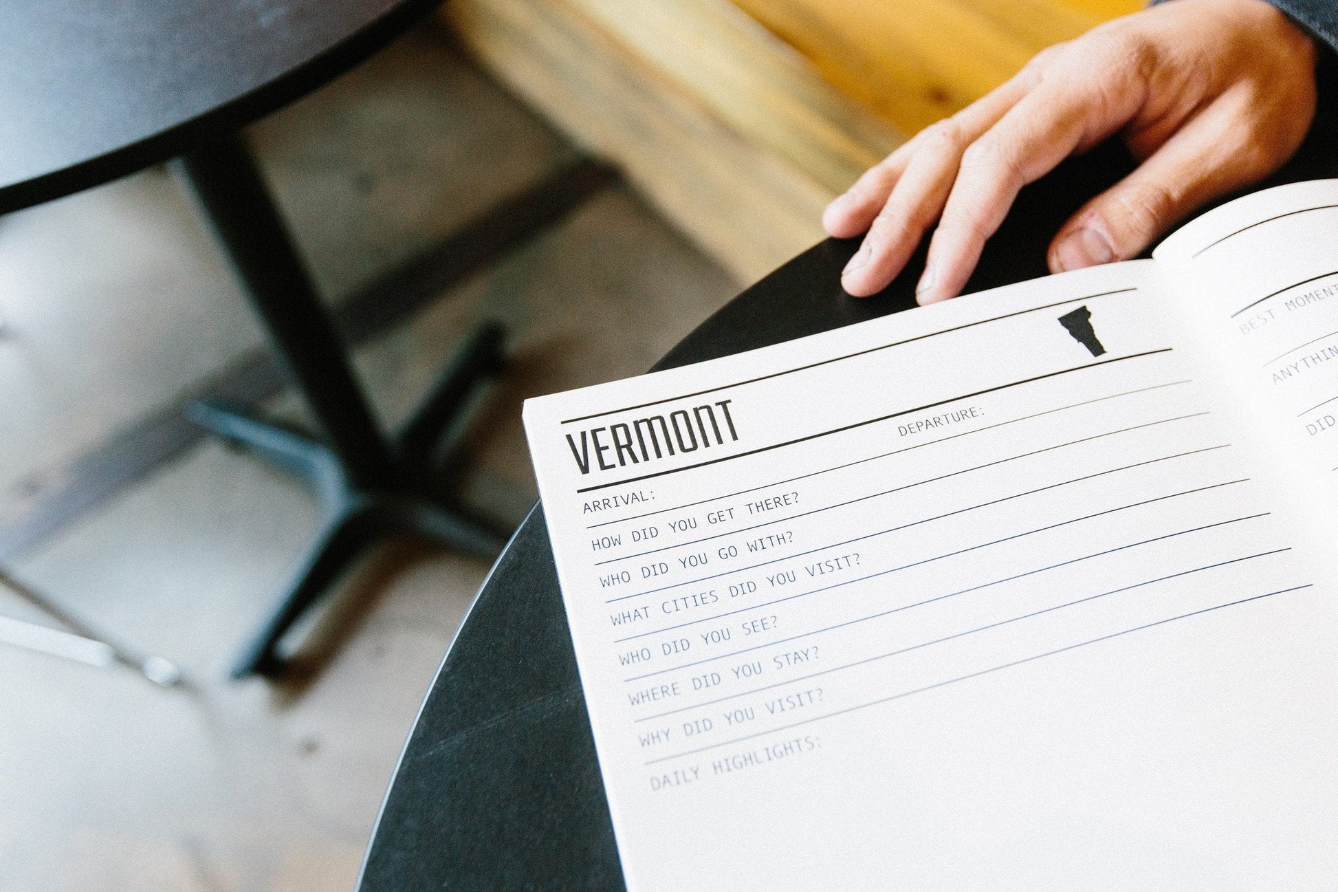 50 States Travel Journal Notebook For Road Trip Memories