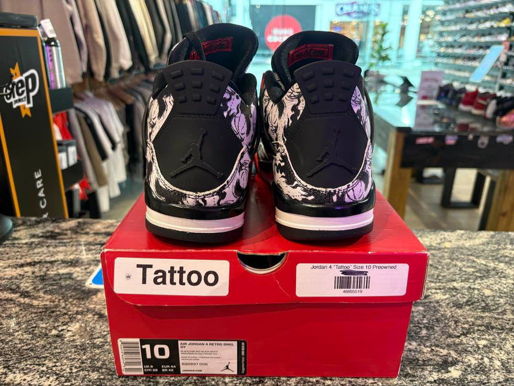 PRE OWNED Jordan 4 Retro Tattoo (2018)