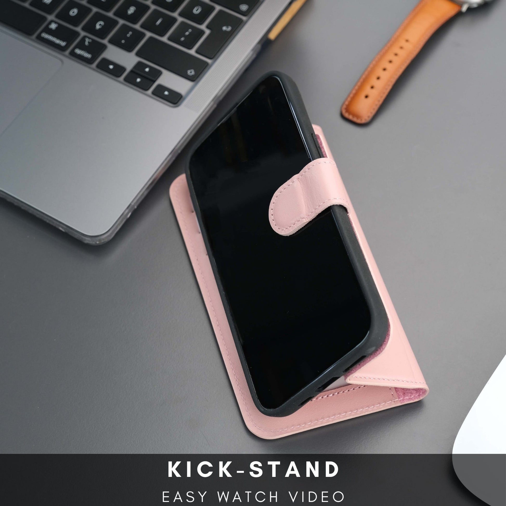 Casper iPhone 16 Pro Wallet Case Leather MagSafe