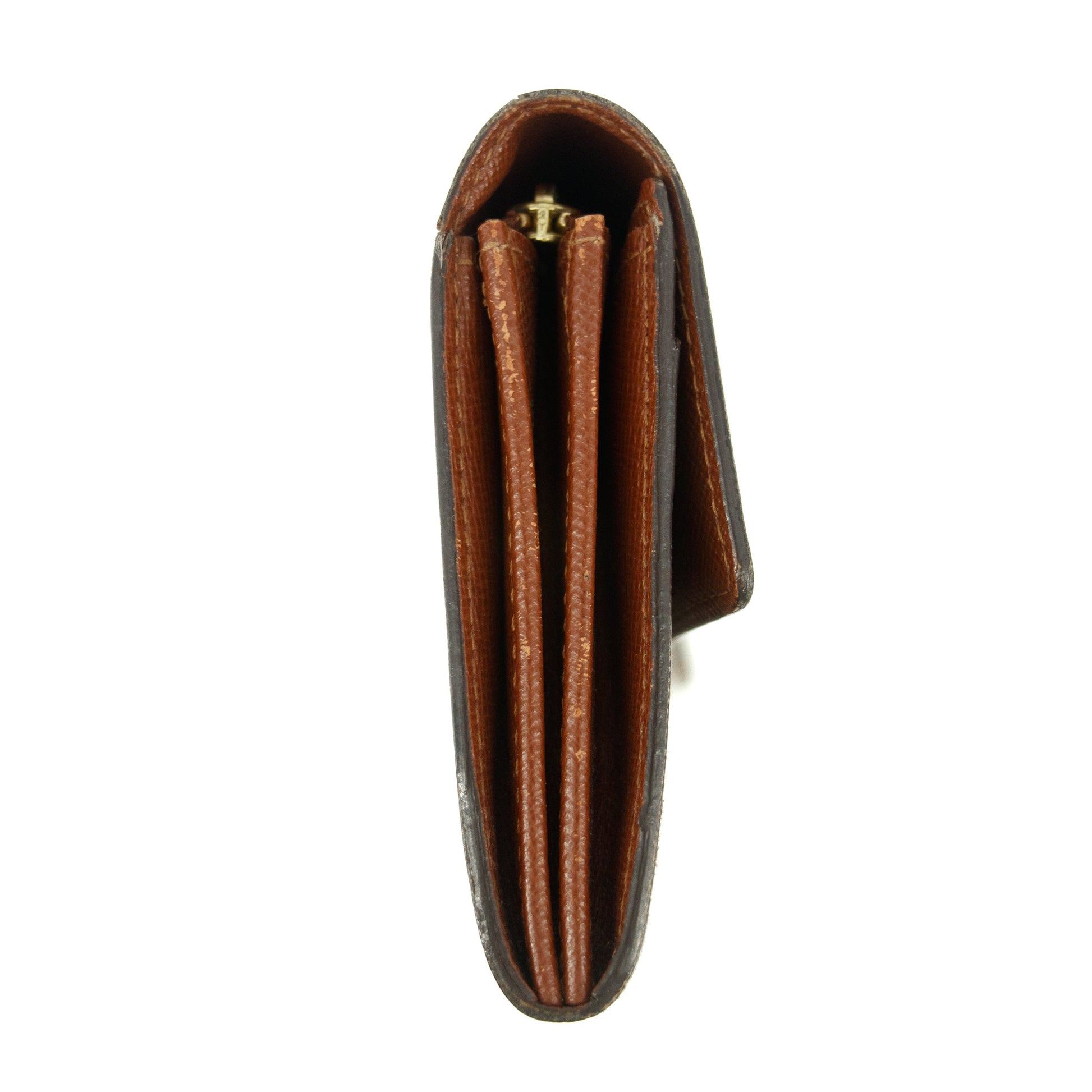 Lous Vuitton Monogram Canvas Sarah Long Wallet #5153