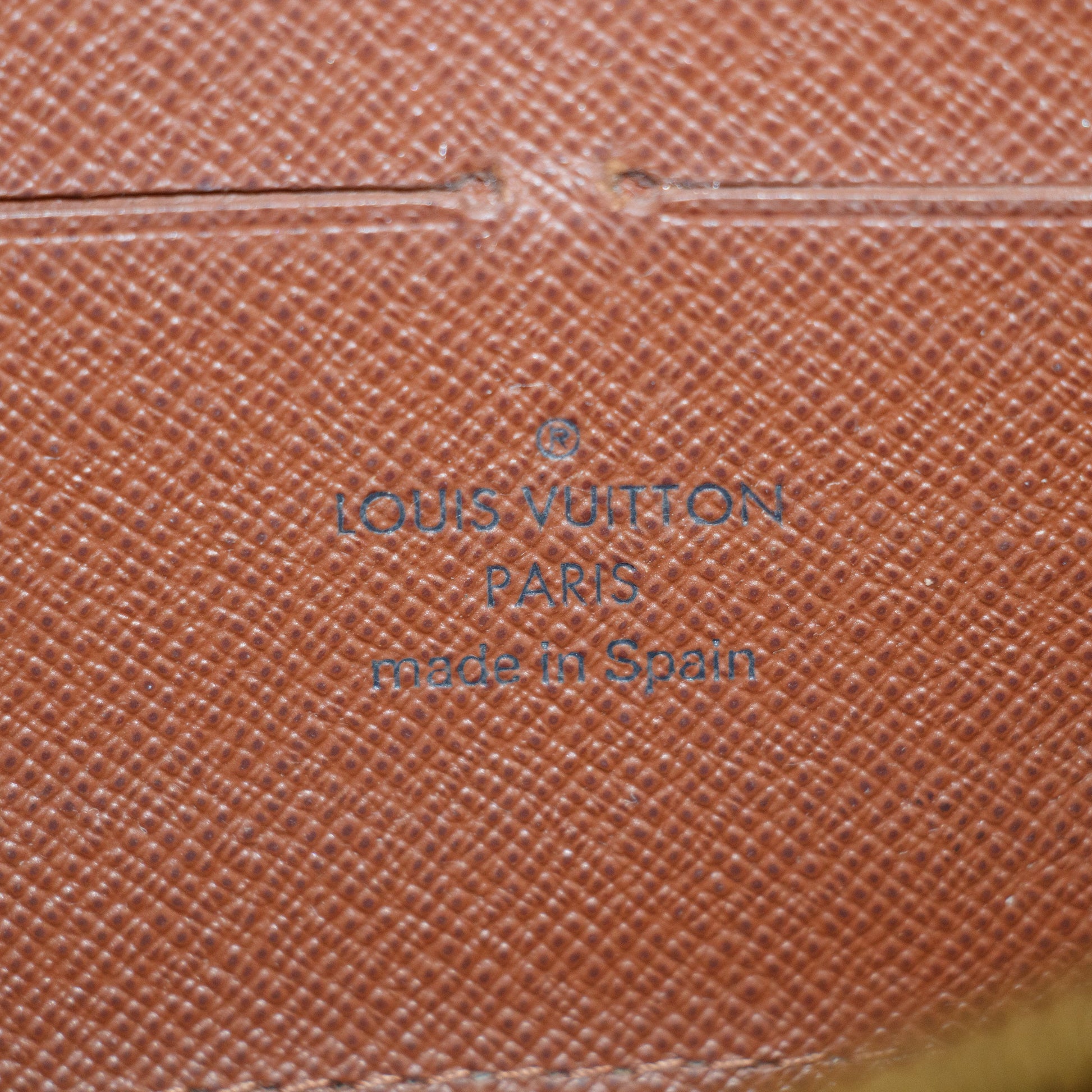 Louis Vuittion Monogram Canvas Zippy Wallet #5158